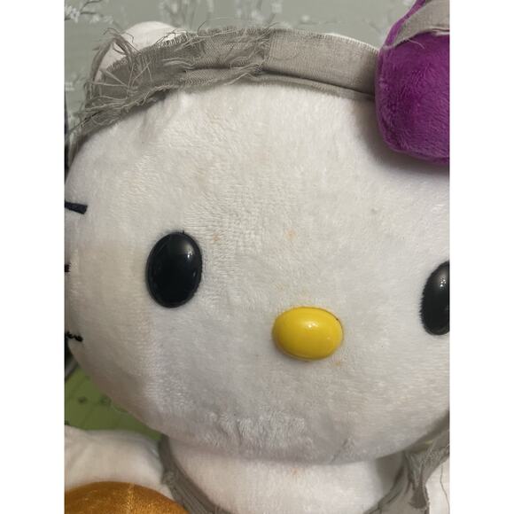 Hello Kitty Halloween Mummy Plush Side Stepper 12" Gemmy Sanrio Music works - Picture 6 of 10